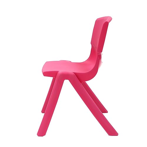 6-Pack Stackable Kids Chairs Plastic School Chairs for Classroom, Daycare, Home – Lightweight, Easy Clean, Ergonomic (Multi-Color A)
