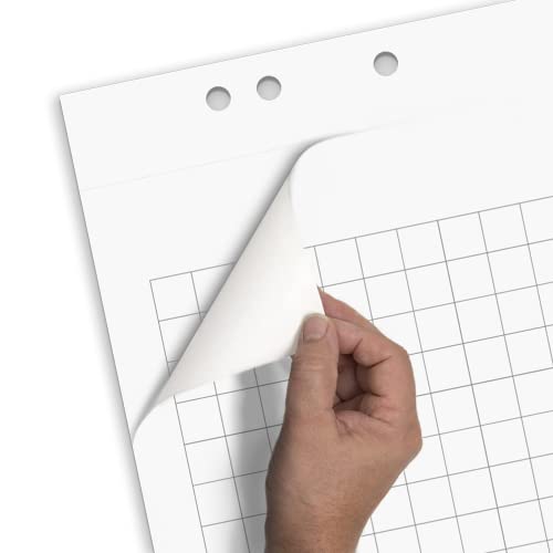 Limit 1 x flip chart pad, squared, pad with 20 sheets, 80 g/m² paper, 6 holes