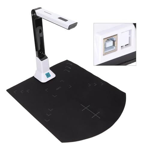 Professional Document Camera 8 Million Pixels HD A4 Auto Focusing USB Scanner for Scanning Files Notes Picture