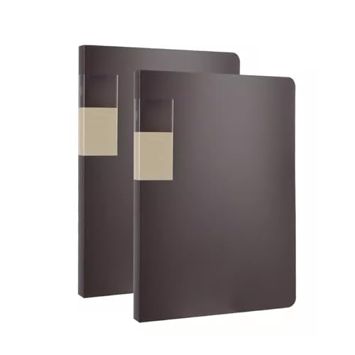 2 Pack A3 Document Display Folders, 60 Clear Pockets Display Book, Presentation Project Folders