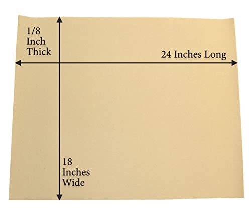 Rehabilitation Advantage Adhesive Polycushion Foam Padding 1/8 Inch x 18 Inch x 24 Inch, Set of 4
