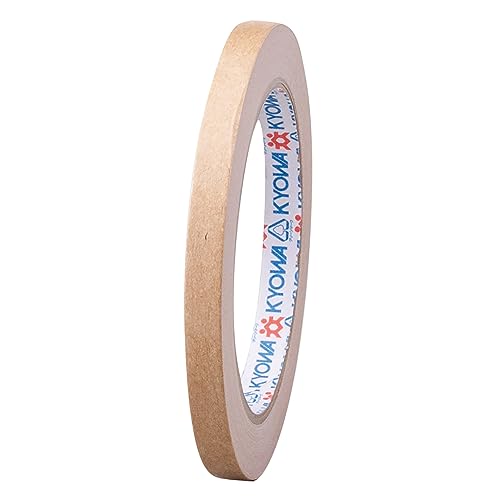 Pyron Bag Sealing Tape Paper, 0.3 x 164.4 ft (9 mm x 50 m), Craft, 20 Rolls, Bag Fastening Tape, Paper Base Material, Easy to Open, Environmentally Friendly, Bag Seal