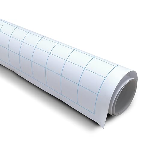 Geyer Instructional Products - 36" x 120" Large Graph Paper Roll, 2cm Blue Grid, Ideal for School Classroom Graphing, Designing Blueprints and Floorplans, Tabletop Gaming and Custom Mapping