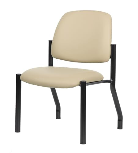 Boss Office Products Guest Chair, 300 lb. Weight Capacity, Beige