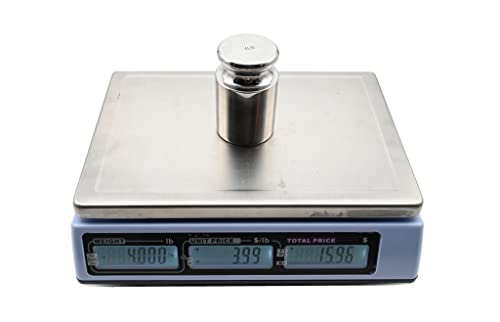 NTEP Legal for Trade Price Computing Scale, 6lb / 15lb Capacity, 0.002lb / 0.005lb Readability, Dual Range