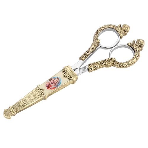 Symbols Of Faith Mother, Child & Cherub Stainless Steel Scissors