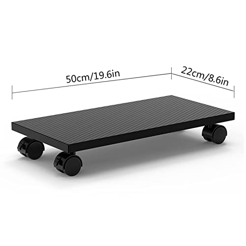 Computer Tower Stand Printer Table Computer Tower Cart, CPU Rolling Stand, Mobile PC Holder, Computer Host Stand with Wheels Under Home Office Desk Computer Stand for Desktop Tower (Color : B)