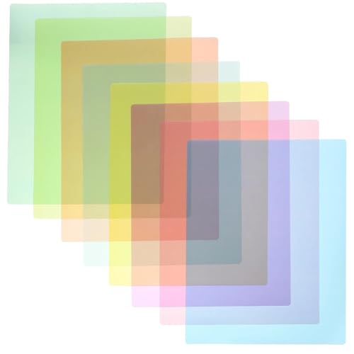 Guided Reading Strips 8-Pack Multi-Color Reading Aid Bookmarks with Guide Strips, for School & Teacher Support