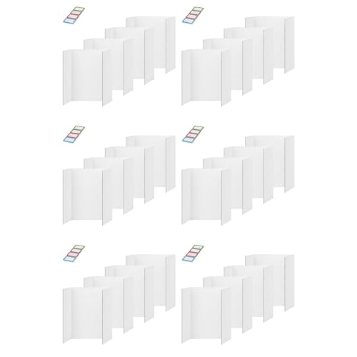 Xgsbvgdhw Trifold Poster Board Compact Pack Portable White