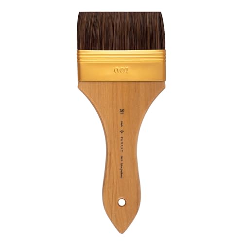 Pan Art Synthetic Wash Brush No.80 for Acrylic and Watercolor - Artist Tool, Beige