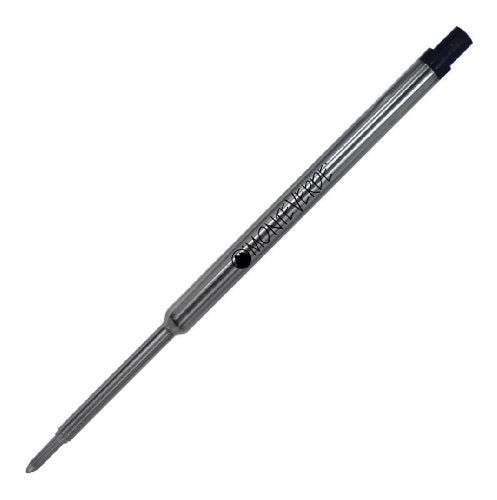 Monteverde Capless Gel Refill to Fit Waterman, Fine, Blue/Black, 50 Pack