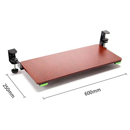 AUGUSE Keyboard Tray Drawer, Keyboard Platform Tray Keyboard Computer Mouse Pad Desk Keyboard Bracket Mouse Support Frame Track Drawer Desktop Extension Board