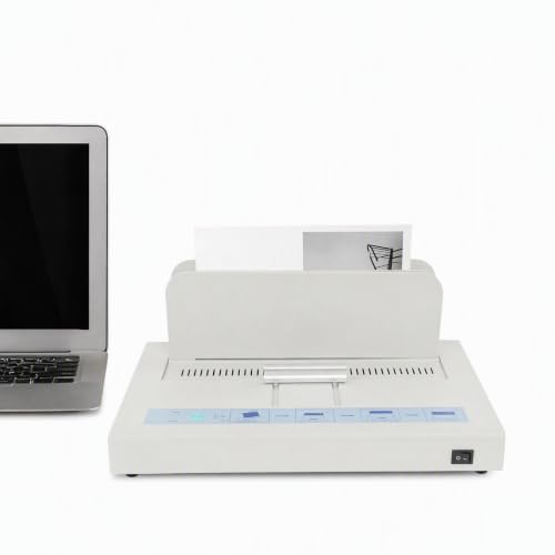 Thermal Binding Machine 1-50MM Binding Thickness 500 Sheets Capacity Metal Thermal Binder A4 Maximum Binding Length for Contract Document Invoice