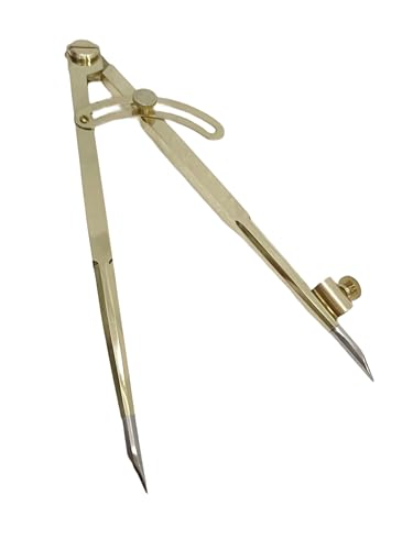 Navirock Brass Proportional Divider Drafting Tool, 9 in., Wooden Box