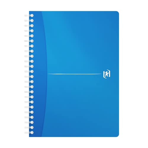 Oxford My Colours Set of 5 Spiral Bound Polypropylene Notebooks A5 Petits Carreaux Assorted Colours