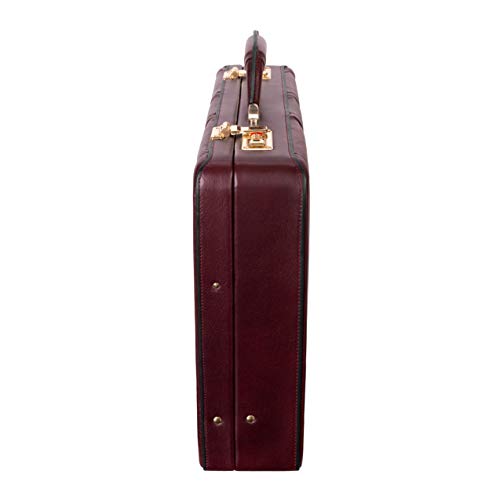McKlein Lawson, Leather 3.5" Laptop/Computer & Tablet Business Briefcase Attaché Bag Case, Men Women Laptop Briefcase, Laptop Compartment bag, Tablet Pocket bag, Business Bags, Travel Cases