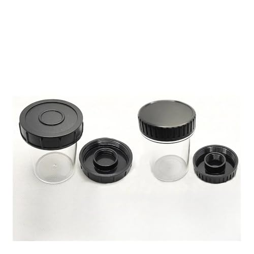 Microscope Accessories Kit Objective Lens Box for Microscope Objectives RMS M25 M26 M27 M35 Thread Storage Box 2pcs Microscope Slides(M25 Hight 87mm)