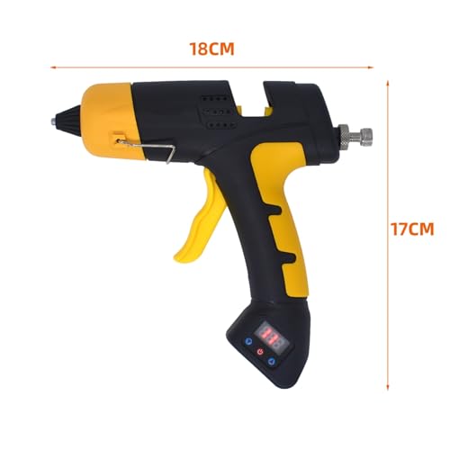 Hot Glue Gun, Hot Silicone Gun, Melt Glue With Cordless Lithium Battery, 60w, Digital Display, Adjustable Temperature, Use, 7mm Rod, Rep Tool,cordless hot glue gun(Set-1)