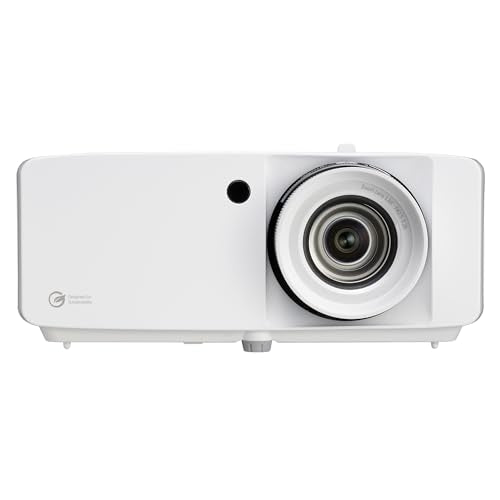 Optoma ZK551 - 4K UHD, 5100 Lumens, Laser, IP6X Dust Resistant, DuraCore 30,000 Hour Maintenance-Free, Miracast Wireless Screen Sharing, 1.6x Zoom Projector, 4K