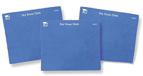 Charles Leonard, Dry Erase Pocket Class Pack, 30 Sets of: Pockets, Cloths and Markers, Pocket Style, Bullet Tip, Black (29190)