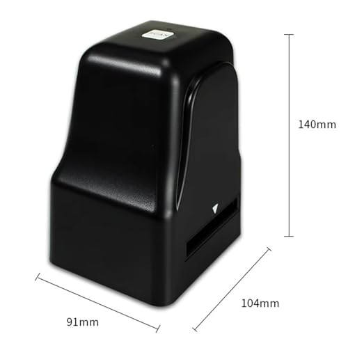 18MP Film Scanner, Slide Digitizer Scanner Viewer, Quickly Convert Negatives & Slides to Digital JPEG Photos, Compatible w/135, 126 Film