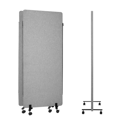 CervidomePro 3 Panels Freestanding Partition Room Dividers Folding Portable Partition Screens Folding Privacy Screens for Office Reception Room Hospital