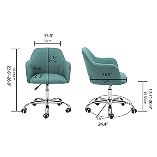 Office Desk Chairs Office Chair Adjustable High Desk Chair Lifting Computer Chair with A Rotary Casual Executive Chairs Managerial Chairs Lumbar Support
