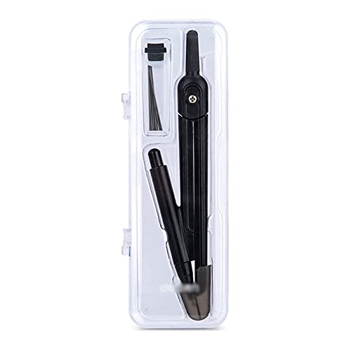 Muteiki Math Geometry Kit Combination Plotter Set,2 Pcss Set for Math Geometry with Shatterproof Storage Box,for Student&Engineedrawing/One Piece
