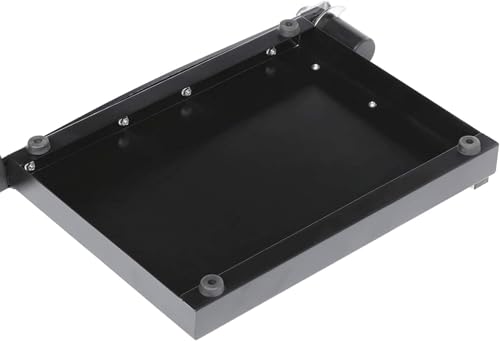 Paper Cutter A4-B7,300-485 mm Cutting Length Guillotine Paper Cutter for Cardboard Metal Base with Safety Blade Lock and Dual Guide, 10-12 Sheets Capacity (Black 300 mm)