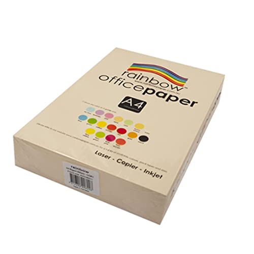 Rainbow A4 80Gsm Office Paper 500 Sheets, Ivory
