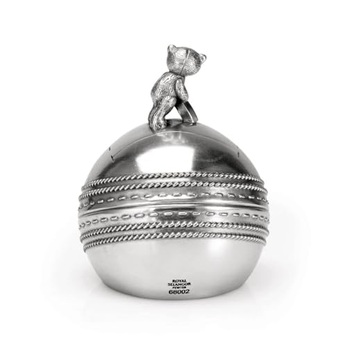 Royal Selangor Hand Finished Teddy Bears Picnic Collection Sports Day Cricket Coin Box