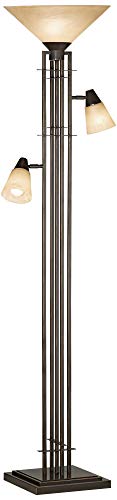 Marcos 71" Tall 3-in-1 Torchiere Floor Lamp with Side Lights Living Room