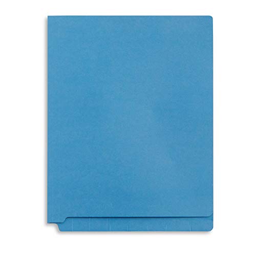 Blue Summit Supplies 100 End Tab File Folders, Letter Size, Blue