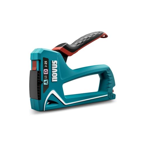 Novus J-25 Manual Stapler for Thin Wire and Flat Wire Staples 4-10mm & G&H Stapler Hammer Stapler, Professional Stapler Gun, 030-0468