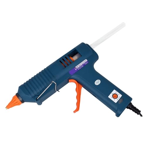 LIBODD Hot Glue Gun 150w Hot Glue Gun 4 Combinations Adjustable Temperature Suitable for Craft Repair DIY Use 11mm Glue Stick Purecopper Nozzle for DIY Arts, Crafts and Quick Repairs(Package-3)