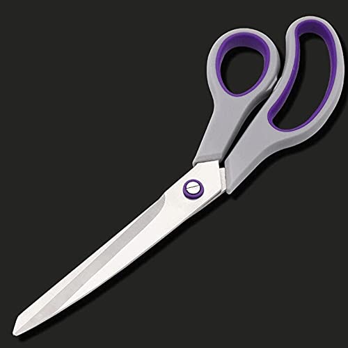 DSWMY Craft Scissors, Craft Scissors for Fabric 10 Inch Tailors Stainless Steel Sewing Tool