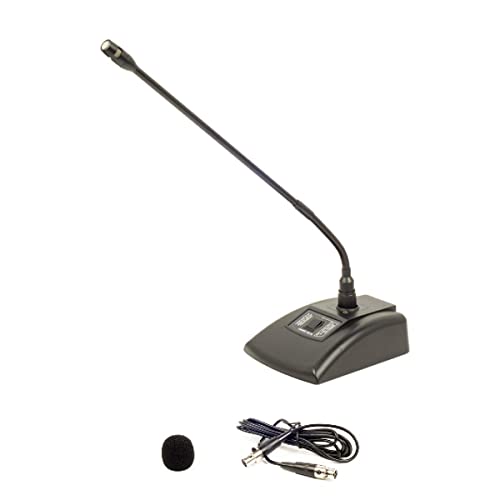VocoPro Digital-Conference-48-Extend - Expandable Plug &-Play Wireless/Wired Conference System with 48 Microphones, Black, One Size