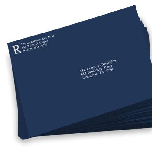 LUXPaper 9 x 12 Booklet Envelopes | Navy Blue | 80lb. Text | 500 Qty