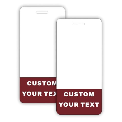 50 Pack Custom Badge Buddy for Nurse, Students and Doctor ID Card 4.5x2.1in