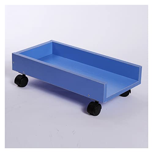 YUEYOULII CPU Stand with Protection Side Computer CPU Stand Cart Computer Stand 4 Casters Under The Table (Color : B)