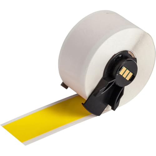 Brady Label,Vinyl,Color Yellow,1" W M6C-1000-595-YL - 1 Each