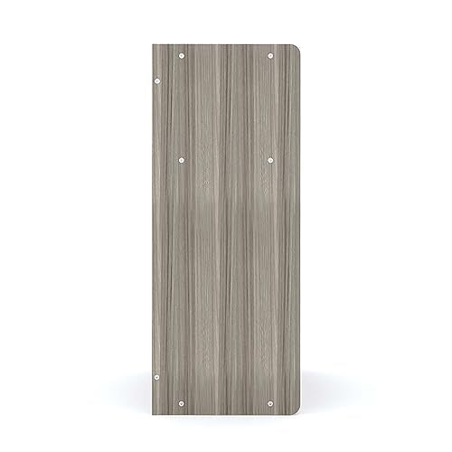 Tot Mate 2-Section Wooden Wall Coat Locker, Kids Furniture for Classroom, Organizer Storage with Bench & Cubbies for School, Daycare, Ready-to-Assemble, Shadow Elm Gray