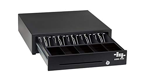 EOM-POS Cash Register Money Drawer, Printer Driven. Compatible with Square