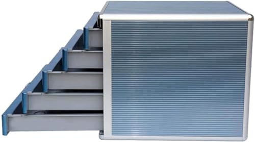 noxozoqm File Cabinets Flat File Cabinet 5-Layer Drawer Cabinet with Lock, Type-Layer Desktop Office Storage Box, Simple File