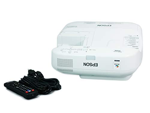 Epson BrightLink Pro 1430Wi 3LCD Projector 3300 ANSI WXGA Ultra Short Throw HDMI, Bundle Remote Control, Power Cable, HDMI Cable