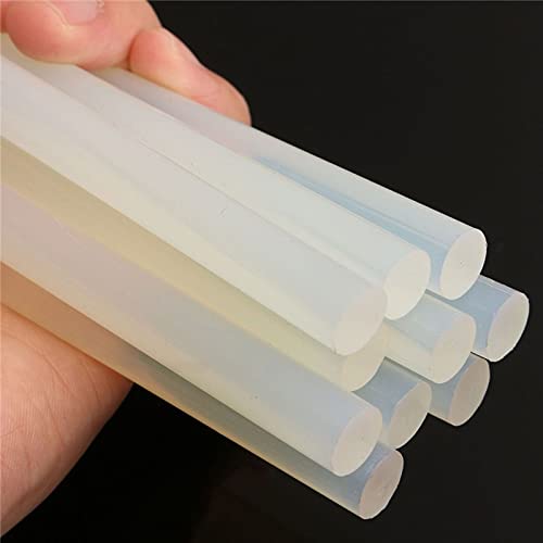 ZTBH Hot Melt Glue Sticks 11mm x 300mm Clear Hot Melt Glue Sticks, for Heat Glue Gun High Viscosity Adhesive Glue Stick Tool Melt Glue Stick (Diameter : 50pcs 11mmx300mm)