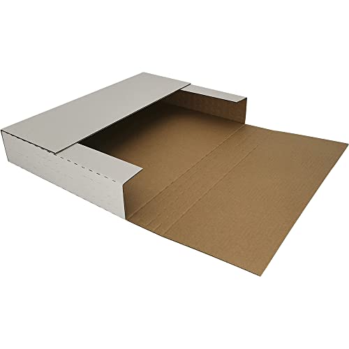 ROTCH 200 Pack 11.125x8.625x2'' Small Shipping Boxes, White