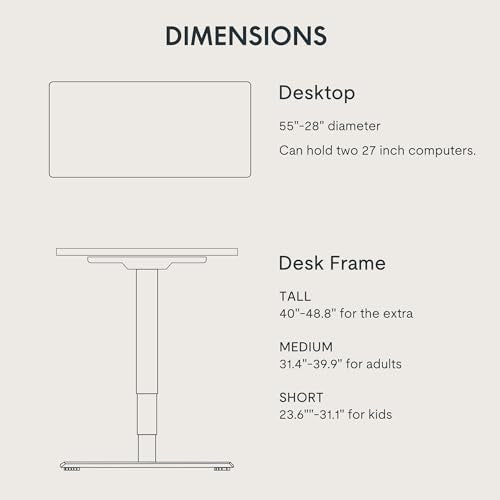 FLEXISPOT E6 3-Stage Dual Motor Electric Standing Desk 55 x 28 Sit Stand Up Desk, Holds 220 lbs, Adjustable Height w/Memory Presets, One-Piece Brown Wood Grain Desktop & White Frame, Ships in 2 Boxes