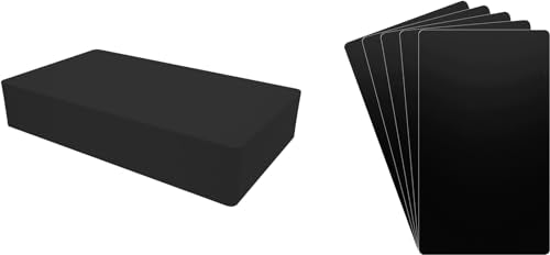 (100) Comic Book Divider Cards - Full Cut - Black, Standard 30mil - 7" x 12" - #CXNS12BK30