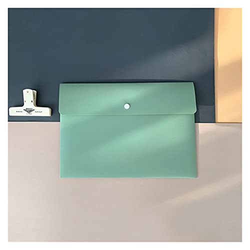 Filing Envelopes Colorful Document File Envelopes Folder Filing Envelopes Organizers for School Home Plastic Folders (Color : Pink)